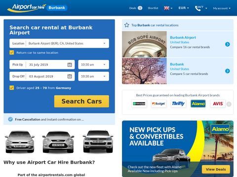 Burbank airport car rental