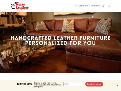 Texas Leather Furniture and Accessories