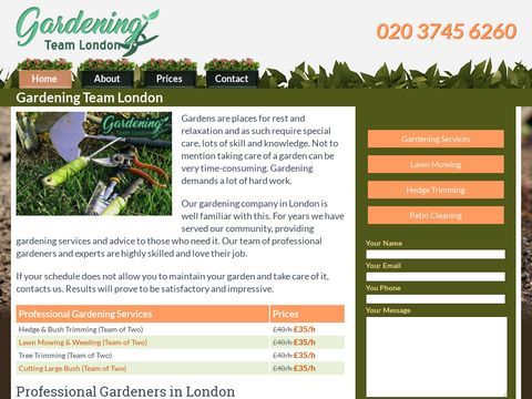 Gardening Team London