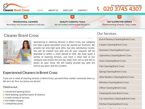 Cleaners Brent Cross