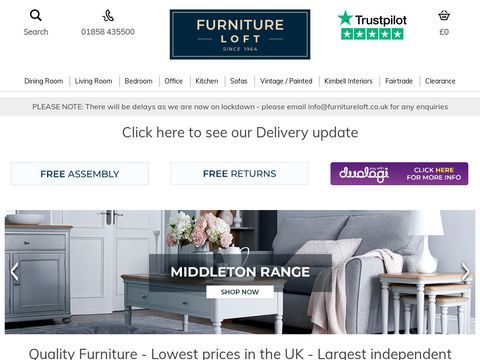 FurnitureLoft - UKs Largest Independent Furniture Store