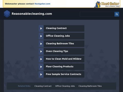 Reasonable Cleaning