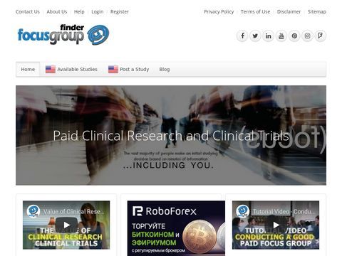 Find Paid Focus Groups, Clinical Research, Clinical Research Trials & Paid Surveys - FGFinder.com