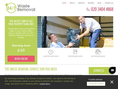 24/7 Waste Removal - London Rubbish Clearance