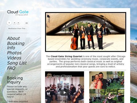 Cloud Gate String Quartet - Chicago Wedding Musicians