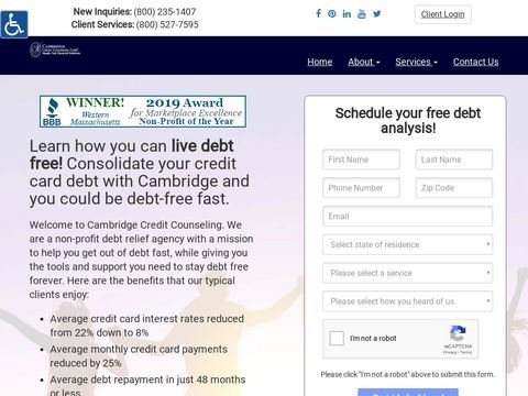 Cambridge Credit Counseling Corp.  Simple, Safe Financial So