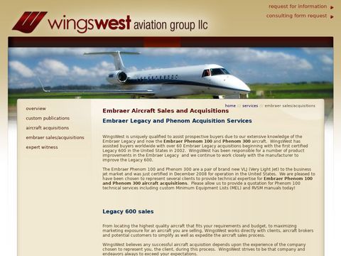 Embraer Legacy Aircraft