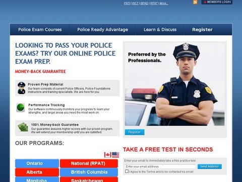 Police Ready - Canadian Police Prep - PATI WCT BPAD WCT Test