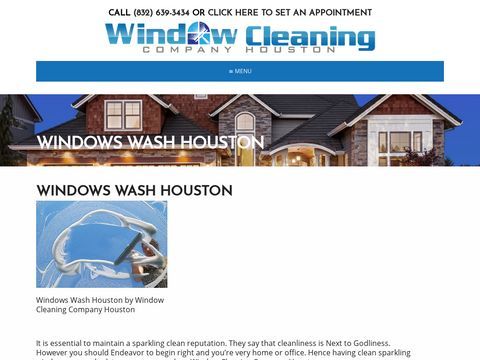 Window Cleaning Company Houston