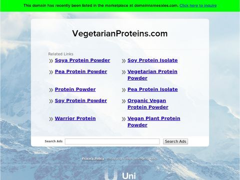 Vegetarian Proteins