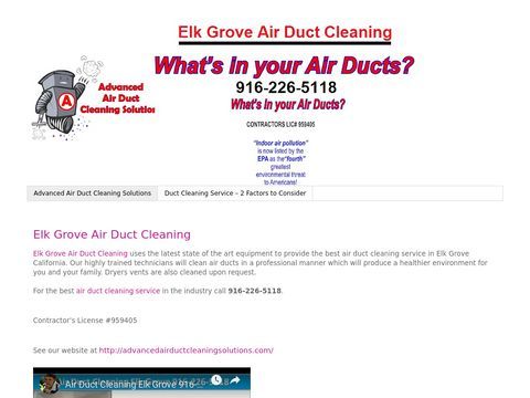 Elk Grove Air Duct Cleaning