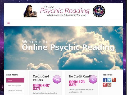 Telephone Psychic Readings UK - Online Psychic Reading