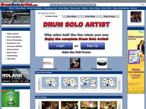 Drum Solo Artist