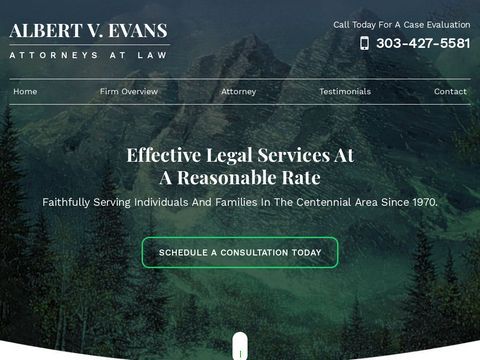 Albert V. Evans, Attorney at Law