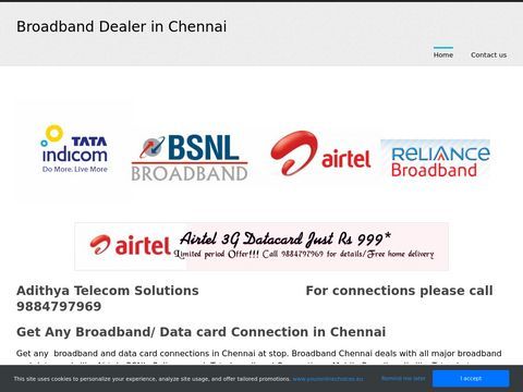 Broadband dealer in Chennai