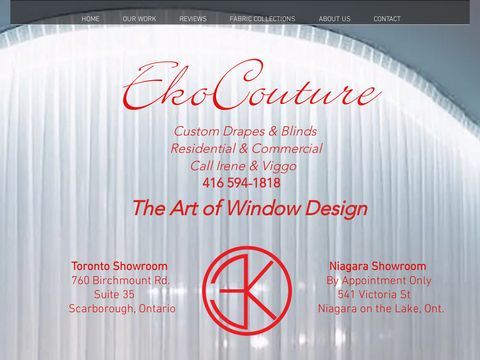 Ekocouture Custom Drapes and Blinds