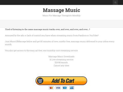 Music Of Massage