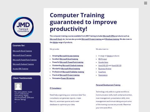Computer training, Excel training courses Sydney 