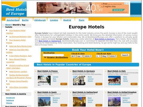Best Guide to Luxury Discount Hotels of Europe