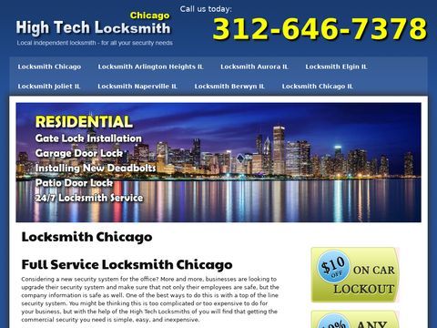 High Tech Locksmith Chicago