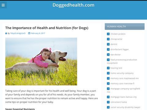 Doggedhealth - Dog health information