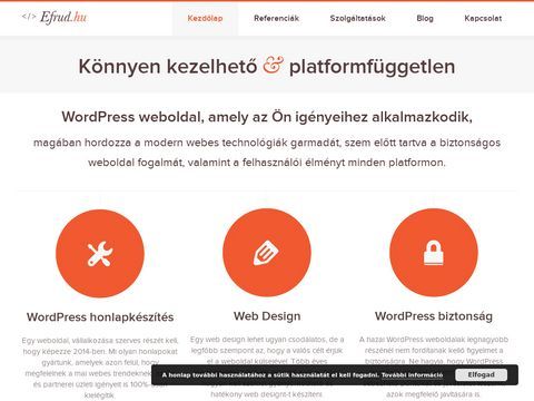 WordPress blog készítés