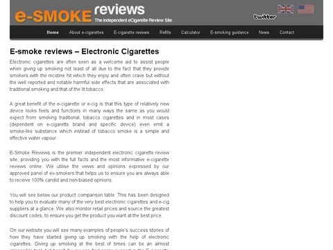 Electronic Cigarette Reviews & Discount Codes | E Cigarette Starter Kits & Refills