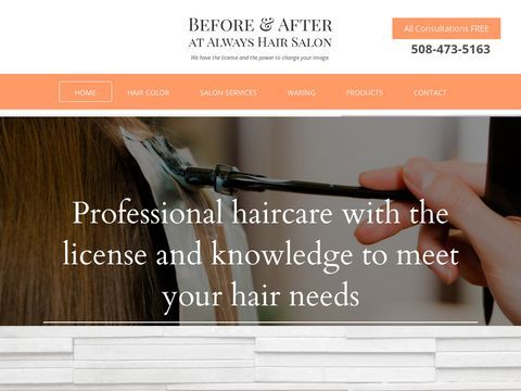 Before & After At Always Hair Salon