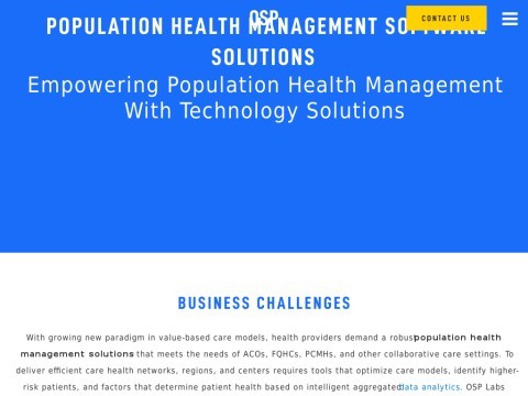 Population Health Management Solutions