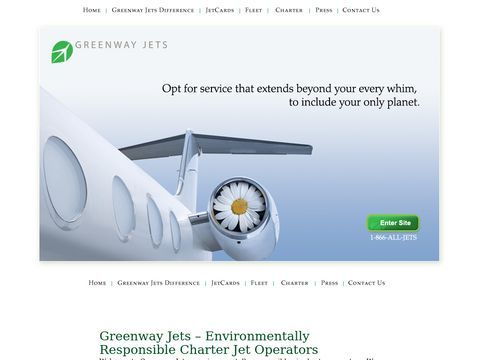 Greenway Jets - Environmentally Responsible Air Charter Oper