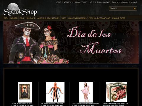 Shop for Costumes for all Holidays.
