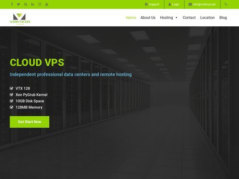 Cloud VPS & Dedicated servers with Vortexa