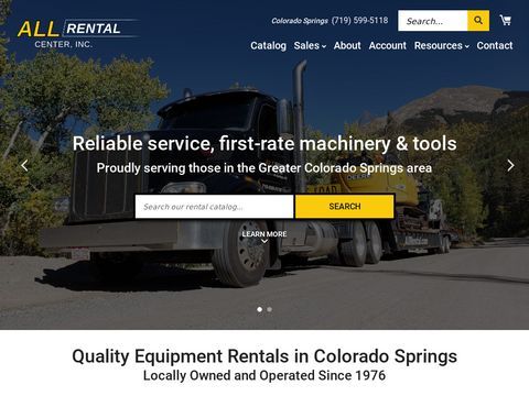 Colorado Springs Equipment Rental, Tool Rental Colorado Springs - All Rental Center, Inc.