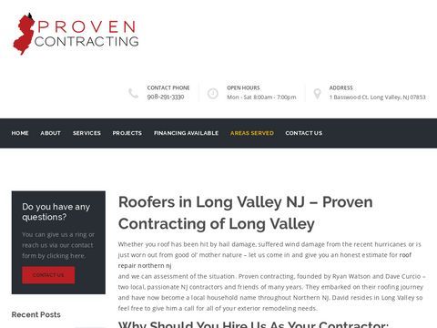 Proven Contracting of Long Valley