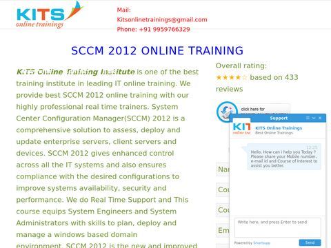 SCCM 2012 Online Training Course From USA|UK|INDIA