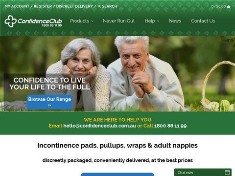 Healthy Affordable Incontinence Products – ConfidenceClub