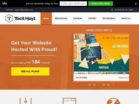 Tacit Hosting - Best Web hosting Companies in Pakistan