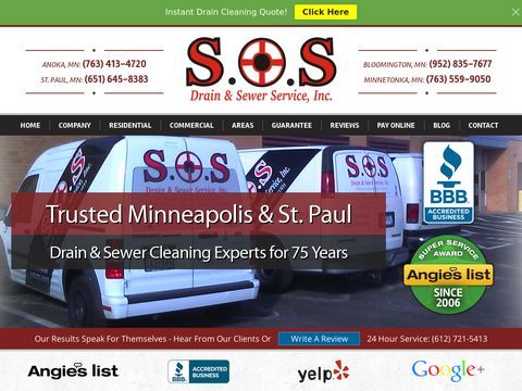 SOS Drain & Sewer Cleaning Services