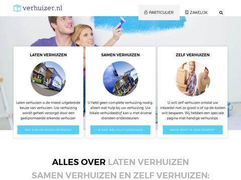 Particuliere verhuizingen via Verhuizer.nl. Handige Verhuistips!