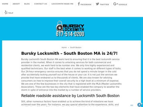 Locksmith South Boston