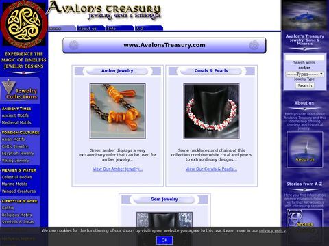 Avalons Treasury - Jewelry, Gems & Minerals