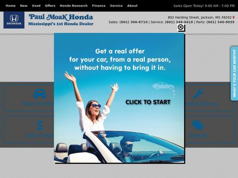 Honda MS Dealer | Paul Moak Honda