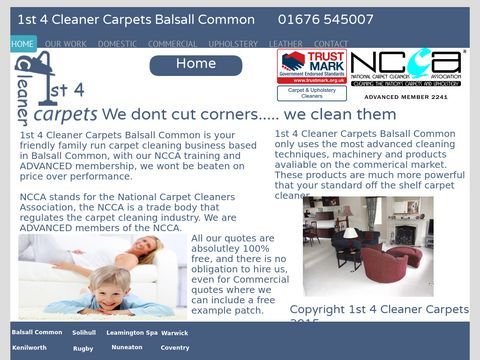 Home - 1st 4 Cleaner Carpets balsall common