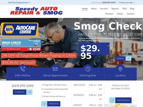 Speedy Auto Repair and Smog