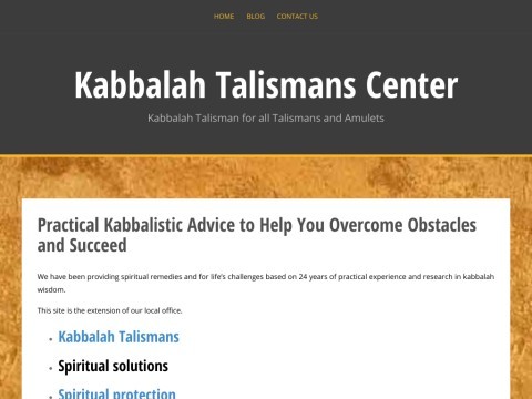 Kabbalah Talisman Center