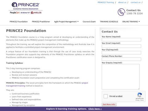 PRINCE2 FOUNDATION