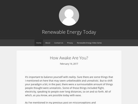 Renewable Energy Today