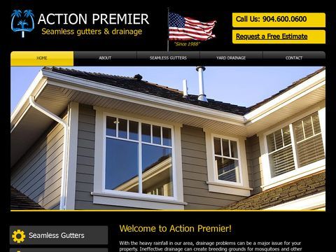 Action Premier Seamless Gutters & Drainage Jacksonville