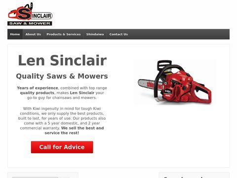 Len Sinclair | Chainsaws, Lawn Mowers | Lawn Mowers