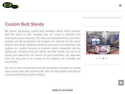 Stands for exhibitions in UAE